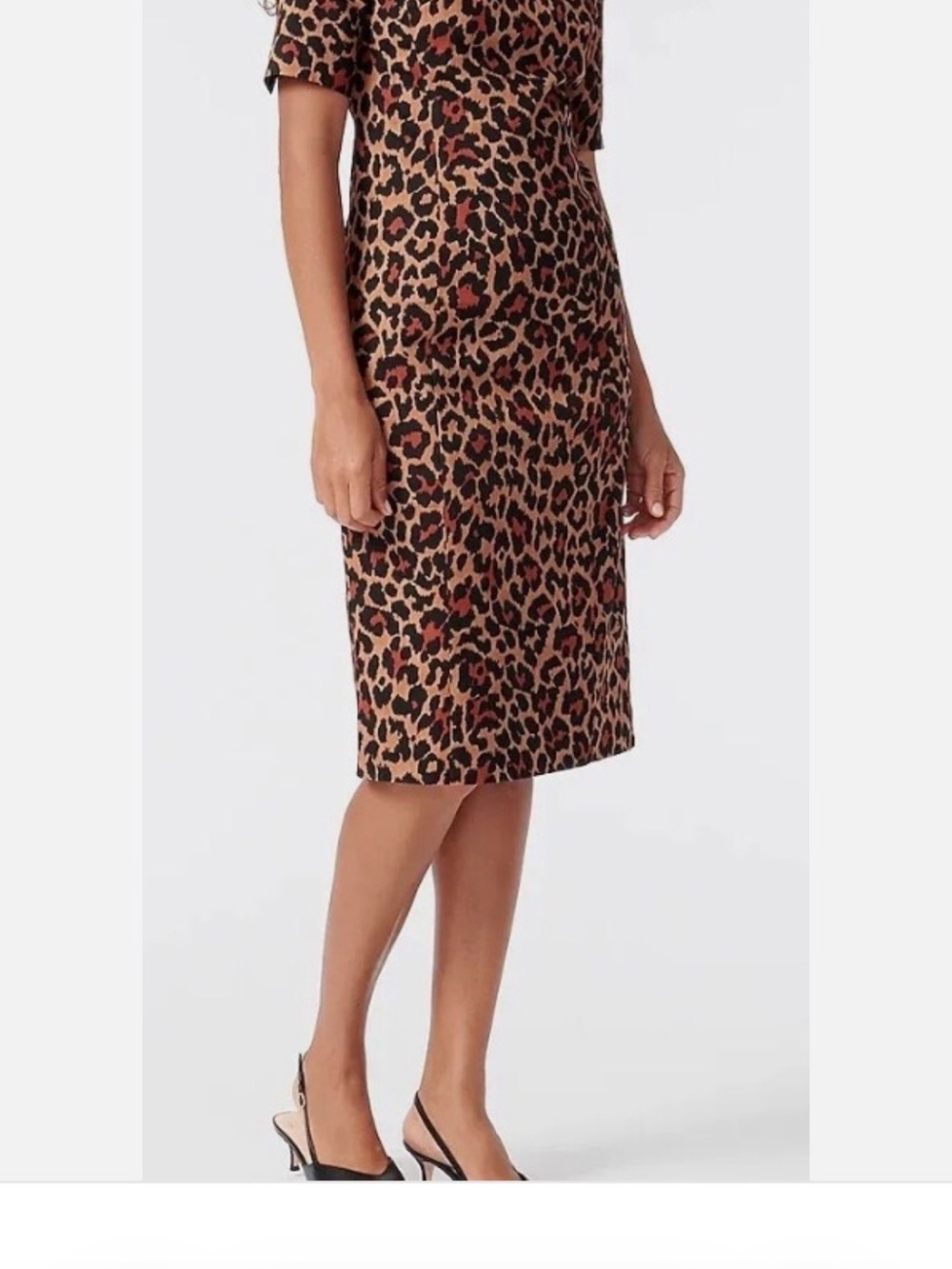 J Crew cheetah Dress